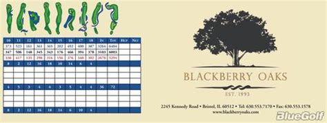 Blackberry oaks scorecard  author:*all ties determined by scorecard playoff starting on #9 and back*